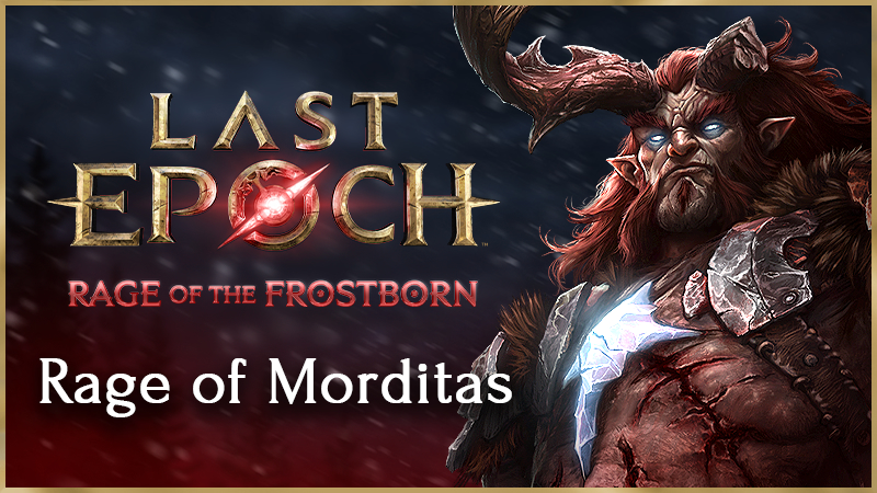 Last Epoch Season 5 key art showing the Rage of Morditas boss